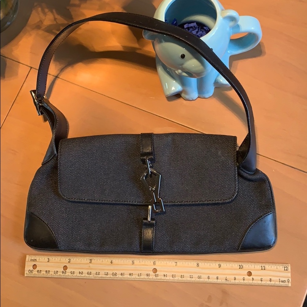 Gucci blue jean shoulder bag